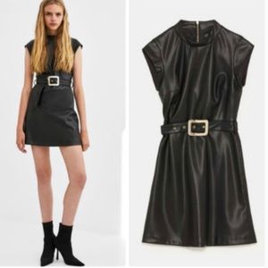 Zara leather dress